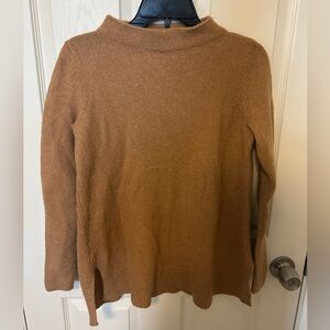LOFT Women's Camel Cowl Neck Sweater